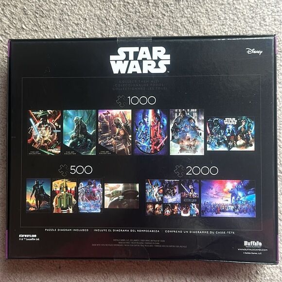 Star Wars Disney’s “Don’t Underestimate The Force” 2000-Piece Puzzle! - Picture 5 of 6